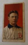 Vintage T206 Baseball Tobacco Card Pre War Piedmont Back Low Grade Beaumont Boston National