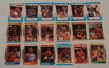 18 Different Vintage 1980s Fleer NBA Basketball Card Lot Jordan Bird Barkley Ewing Malone Thomas
