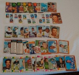 Vintage 1960s 1970s NFL Football MLB Baseball Card Lot 1969 4 In 1 Insert