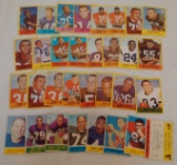 32 Vintage 1964 1967 Philadelphia Brand NFL Football Card Lot