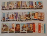 70 Vintage 1965 Philadelphia Brand NFL Football Card Lot Stars Jim Brown Tarkenton Play Olsen