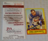 Vintage 1963 Topps NFL Football Card Signed Autographed Gino Marchetti Colts HOF JSA COA