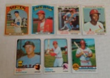 Vintage Baseball Card Lot 1972 Topps Koosman High Number Gibson Brock Rose Fisk Perez