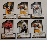 6 Different 2001 Fleer Authority NFL Football Insert Star We're No 1 Lot Bradshaw Aikman Hornung