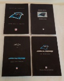 4 Carolina Panthers Official Media Guide Lot NFL Football 1998 1999 2000 2001