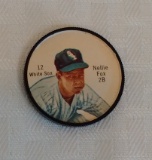 Vintage 1962 Salada Junket Plastic Baseball Coin Nellie Fox White Sox HOF #12