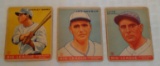 3 Vintage 1933 Goudey Baseball Card Lot Sewell Mangum Berry