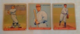 3 Vintage 1933 Goudey Baseball Card Lot Al Spohrer Sam Byrd Yankees Joe Judge