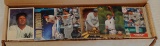 Approx 800 Box Full All NY Yankees Baseball Cards w/ Stars Jeter RC Mantle Rivera Judge Ruth Tanaka