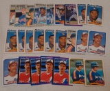 25 Baseball Star HOF 1989 Rookie Card Lot Johnson Biggio Smoltz Edgar Sheffield