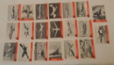 20 Vintage 1956 Topps Jets Airplane Non Sport Card Lot