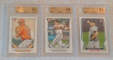 2014 Bowman Baseball Rookie Card RC Lot BGS Beckett 9.5 GEM Correa Abreu Tanaka Modern Stars