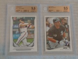 2014 Topps & Bowman Jose Abreu Rookie Card RC Pair BGS GRADED 9.5 GEM MINT Beckett White Sox MVP