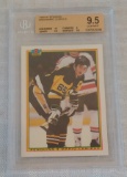1990-91 Bowman NHL Hockey #204 Mario Lemouex Penguins BGS GRADED 9.5 GEM MINT HOF Subs 9.5 10
