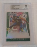 2018 Rookies & Stars Airborne Green #4 Russell Wilson Seahawks BGS GRADED 9 MINT 3/5 Rare Insert