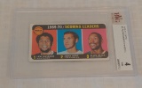 Vintage 1970-71 Topps NBA Basketball #1 Card Leaders Alcinder West Hayes Beckett GRADED 4 VG-EX HOF