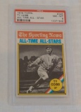 Vintage 1976 Topps Baseball Card #346 Ty Cobb All Star PSA GRADED 8 NM-MT Tigers HOF