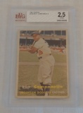 Vintage 1957 Topps Baseball Card #210 Roy Campanella Dodgers Beckett GRADED 2.5 HOF