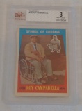 Vintage 1959 Topps Baseball Card #550 Roy Campanella HOF Dodgers Beckett GRADED 3 VG