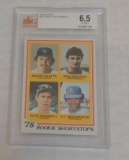 Key Vintage 1978 Topps Baseball Rookie Card #707 Molitor Trammell HOF Beckett GRADED 6.5 EX-MT
