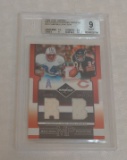 2006 Leaf Limited Matching Positions Jersey Walter Payton Earl Campbell Dual 50/100 BGS GRADED 9 MT