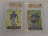 2011 2014 Topps Chrome NFL Football Rookie Card Pair BGS GRADED 9.5 GEM Odell Beckham DeMarco Murray