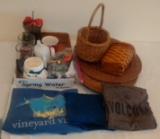 Misc Collectibles Box Lot Youth Shirts Old Baskets DieCast Cars Advertising Mugs Vineyard Vines