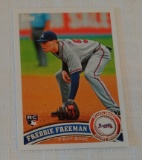 2011 Topps Baseball #145 Freddie Freeman Braves Rookie Card RC Nice