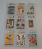 9 Different Albert Pujols BGS GRADED Baseball Card Lot Cardinals 9 9.5 GEM MINT Heritage Ginter 205