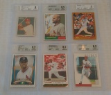 6 BGS GRADED 8 8.5 Baseball Card Lot Albert Pujols Cardinals 2002 Topps Rookie Cup Trophy