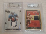 2 BGS GRADED 9 MINT Jersey Relic Insert Pair Vince Young Patch GU 17/25 & 68/249 Titans