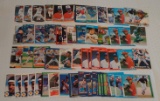 58 MLB Baseball Rookie Card Lot 1980s 1990s Deion Larkin Mahomes Skaggs Freeman