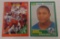 1989 Score Pro Set NFL Football Rookie Card Lot Pair RC Barry Sanders Lions HOF
