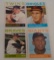 4 Vintage 1964 Topps MLB Baseball Card Lot All Stars HOF Cepeda Brooks Mathews Killebrew