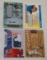4 Autographed Jersey Bat Logo Insert Relic Card Lot Bryce Harper Canseco Buxton Teixiera #d