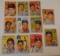 11 Vintage 1954 Topps Baseball Card Lot