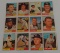 12 Different Vintage 1961 Topps All New York Yankees Card Lot Starter Team Set