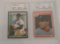 1985 Donruss Fleer Baseball Roger Clemens Rookie Card Pair RC BGS GRADED 7 NRMT Red Sox