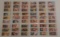 32 Vintage 1980-81 Topps NBA Basketball Full Intact Panel Lot Some Stars