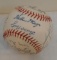 Vintage Facsimilie Team Signed Autographed Baseball 1972 New York Mets Mays Koosman Seaver Souvenir