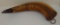 Vintage Antique 15'' Powder Horn Black Powder Gun Ram Old Some Age