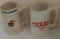 2 Sports Beer Stein Mug Cup Lot Texas Longhorns Kansas Jayhawks College Basketball Football