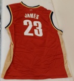 LeBron James NBA Basketball Reebok Jersey Adult XL Cavaliers Cavs Maroon #23