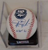 Darren Daulton Autographed Signed Phillies Wall Of Fame Logo Baseball Rawlings MLB Hologram COA Case