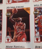1991-92 Chicago Bulls Uncut Team Card Sheet Kodak Promo Rare Michael Jordan PSA BGS 10 Potential