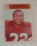 Vintage 1966 Philadelphia NFL Football Card #41 Jim Brown Browns HOF