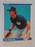 Key Vintage 1984 Fleer Baseball Rookie Card RC Don Mattingly Yankees Nice Pack Fresh