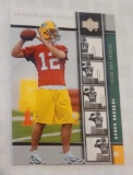 2005 Upper Deck NFL Players Premiere Rookie RC Card Football Aaron Rodgers Packers Nice