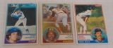 All 3 Key Vintage 1983 Topps Baseball Rookie Card Lot RC Gywnn Sandberg Boggs HOF