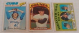 3 Vintage Topps Baseball Rookie Star Card Lot 1972 Fisk Kingman 1977 Bruce Sutter HOF